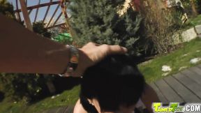 ”Euro Sandra Black ravaged in her butt by two cocks”