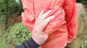 Big Tits Slapped in Public