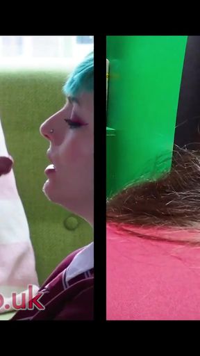Iconic moment from &quot;The Great British Blowjob Race - Round 6&quot;