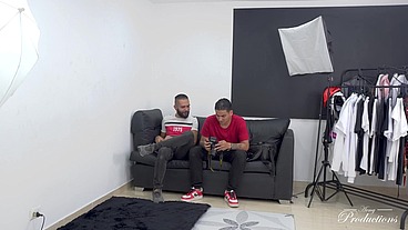 Photographic session with cuckold couple