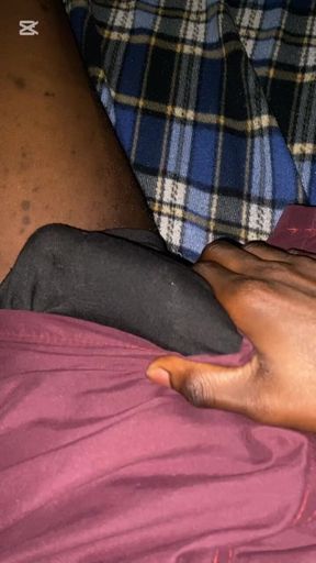 Stroking BBC After Hitting the Gym