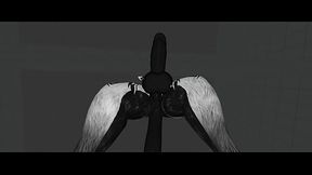 POV - Teasing you with my sweaty hefty nuts on VRChat