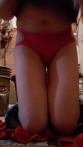 My new tasty red panty