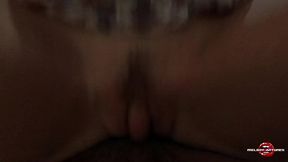 at home, the blonde melody antunes leaves her boyfriend with a hard cock, the naughty girl does not resist seeing the big cock, sucks it deliciously, sits and enjoys twice in the gifted and asks for m
