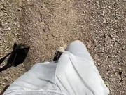 Getting Hard in Soft Shorts | Walking Freeballing HD 60fps