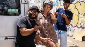 Busty Mature Picked up for Anal Groupsex