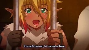 Fucking adventure of busty horny elf - Hentai