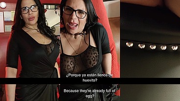 La Madura venezolana enseña a bailar a un muchacho tímido de pene pequeño