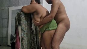 Busty Latina housewife takes it all