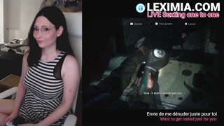 Asian big tits playing and cumming TLOU 2. Letsplay 3