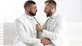 Bishop Napoli and President Lewis enjoy Catholic gay anal