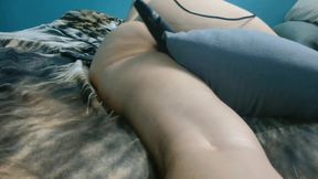 Naughty Mom Pillow Humping with Big Vibrator on Pussy