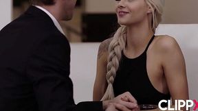 Petite Elsa Jean Gets Showered in Amateur Cumshot