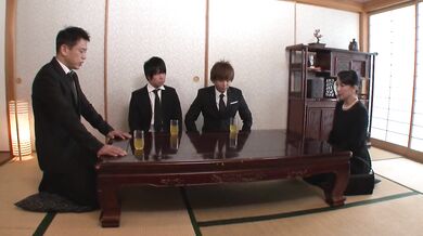 【無】夫の遺影の前で謝罪絶頂しまくる未亡人 緒方千乃 パート1