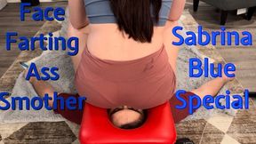Face Farting Ass Smother with Sabrina Blue