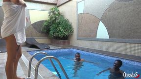 que se foda a quarentena fizemos um menagem na piscina - lunna real - higor negrao - bettohfitness