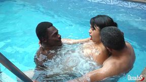 que se foda a quarentena fizemos um menagem na piscina - lunna real