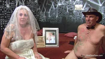 British Bridesmaid's Wedding Wickedness: Teen (18+) & Mature Orgy Gangbang