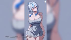 Busty Goth Rolling, Hot Dance Hot - Ai Generated