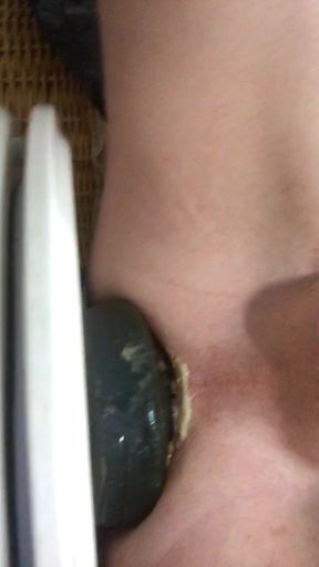 Taking a Large Buttplug