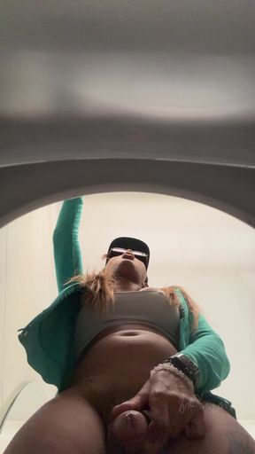 Compiled of and Cumshots in Public Toilet