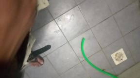 Masterbation in Bathroom