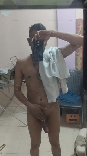 Showing big dick my video