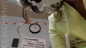 12 MIN POV Dentist Luna performs a dental filling procedure and to help you relax I provide Nitr2 to you, using all my dental instruments and real dental unit, and since you handle the procedure so well I let you suck on my tittles