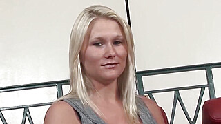 An Attractive Blonde Lady From Germany Gets Her Pussy Destroyed