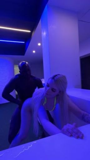 Teen Amber gets fucked by Huge bbc in a jaquzzi