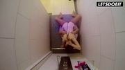 Tattooed Redhead Takes It Deep in Lifted Missionary, Creampie Finish