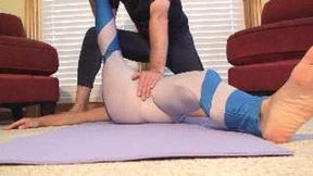 Hot Yoga Girl works with Perverted Yoga Instructor - 320 mp4 version for iphones