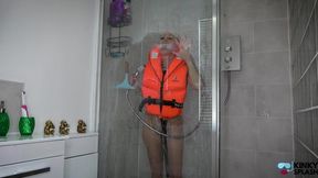 Steamy Lifejacket Shower