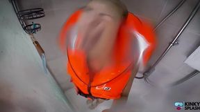 Steamy Lifejacket Shower