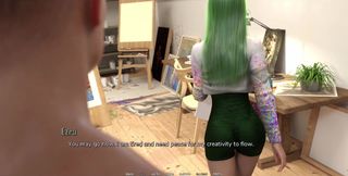 Taboo University - Green Hair Emo Artist Says I Am Her Muse