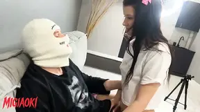 Rough and desperate anal sex with a stunning brunette