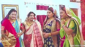 4 Horrny Indian Milfs Banged