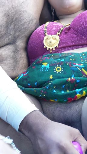 Husband Took Out the Water From Wife's Pussy