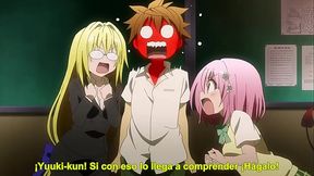 Hentai Anime Cutie Gets Ecchi Action In To Love-Ru Darkness