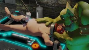 Orc milking table ruins chubby prisoner with 5 minute edge fantasy