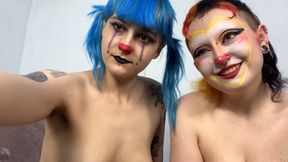 POV Clown Head Shaving