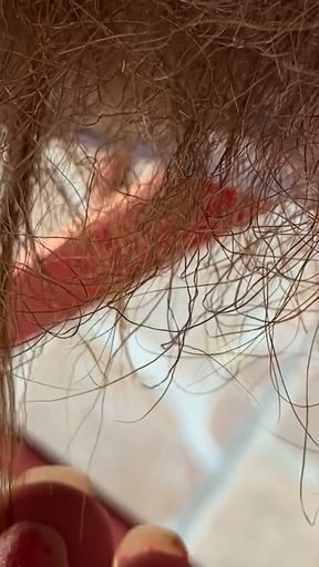 Hairy bush fetish video pov closeup   Clip 1