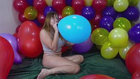 Melissa Blow to Pop a Light Blue U16" to the Breaking Point