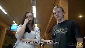 Czech teen GF gets her pussy licked in POV while her cuckold watches