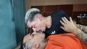 Hot Kisses Between 2 Naughty Neighbors - By Jack Harris and Marlon Noby - clip 4
