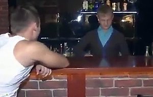 Sex party in a closed bar