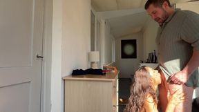 Hot MILF Gets *** by Her Handyman and Ends up Getting Fucked Hard