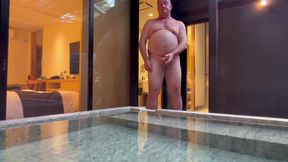 Some Fun in a Hot Tub in Fuji Japan