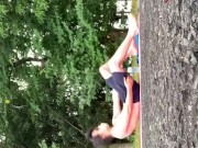 A Japanese idol doing high intense sex training at the Tokyo Olympics venue! ⑤[Big ass] [Big dick]