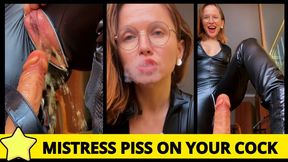 MISTRESS GOLDEN SHOWER HUMILIATION – Worthless Slave Piss Bath
